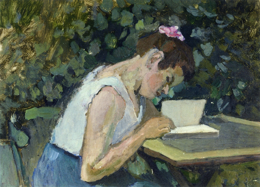Henri Matisse - Woman Reading in a Garden 1903